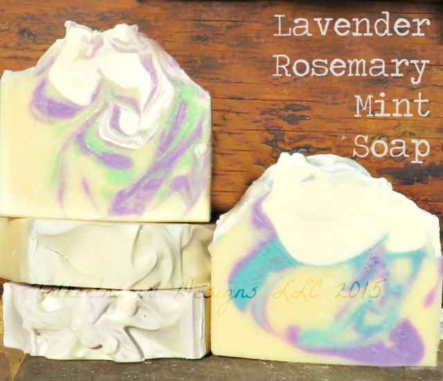 lavender rosemary mint soap 3.14.15